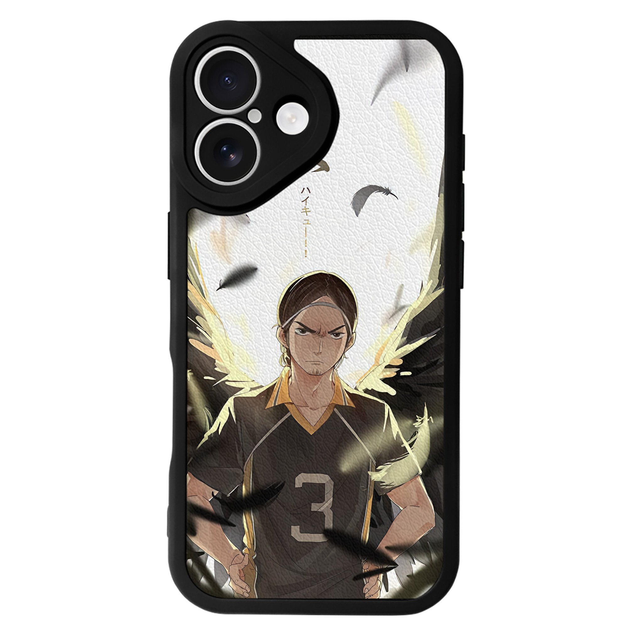 （画像用） ハイキュー!! Haikyu!! 【iPhone 16シリーズ対応】シリコンスマホケース（レザー調） 材質：シリコン